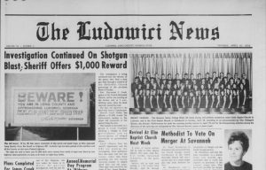 Cover of the Ludowici news., April 16, 1970